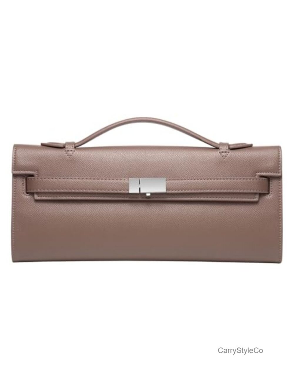 Soft PU Leather Top Handle Clutch Evening Party Bag Handbag Purse